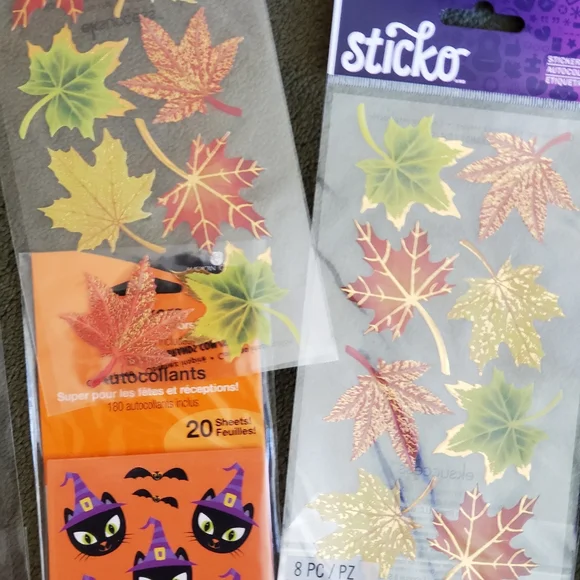 20+ Packs Fall Halloween Sticker Lot - Picture 4 of 17
